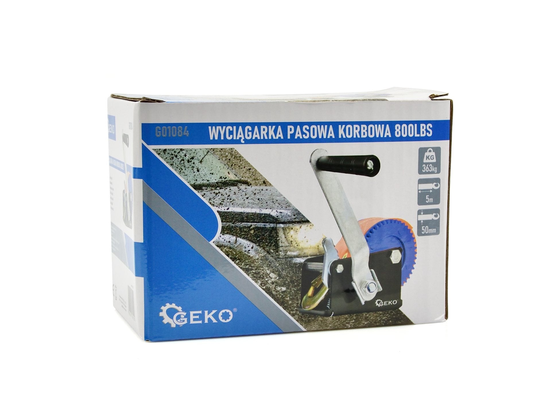 KÉZI CSÖRLŐ HEVEDERREL 5M 363KG