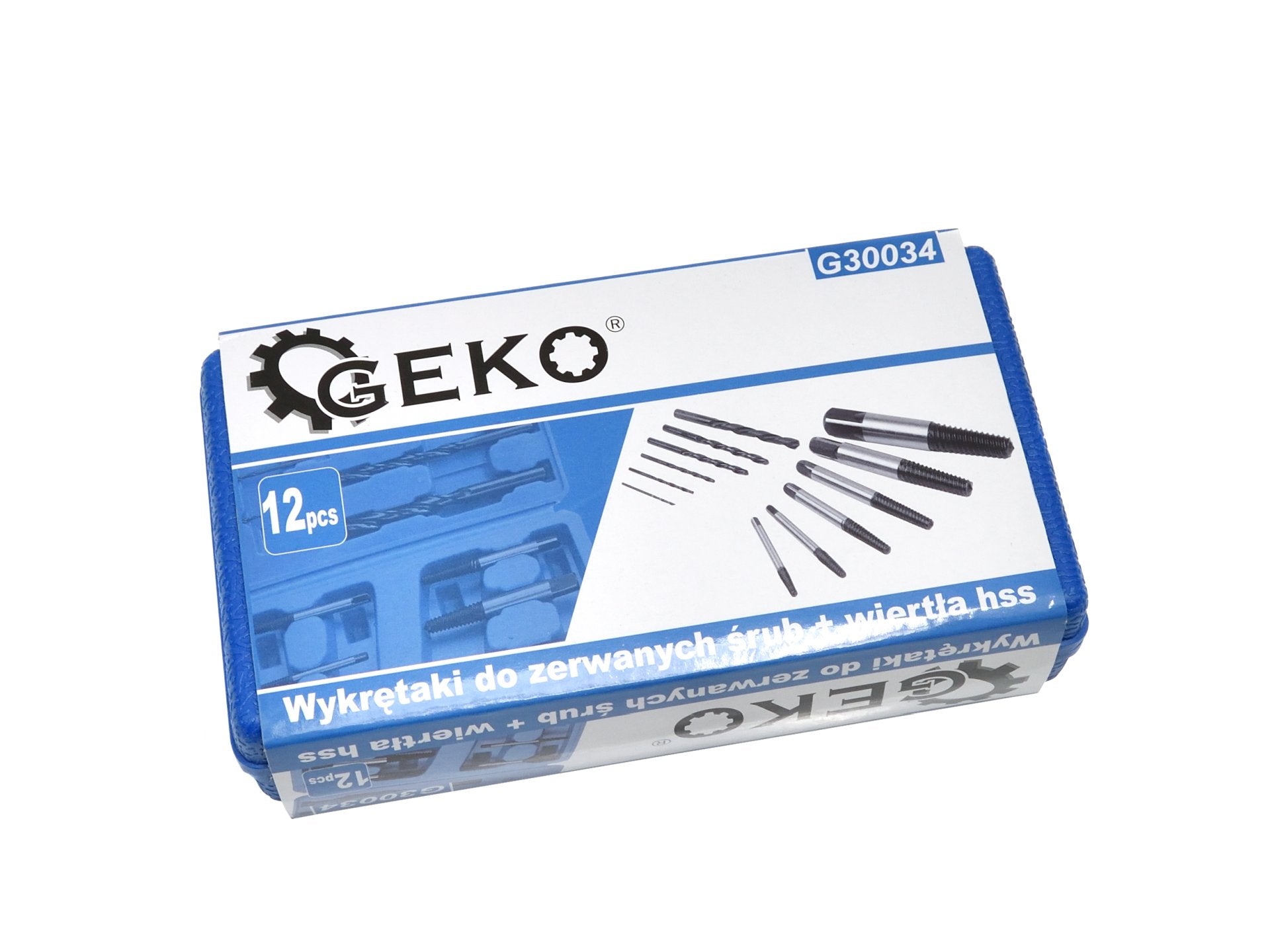 SÉRÜLT CSAVAR ELTÁVOLÍTÓ KÉSZLET HSS 12 DB