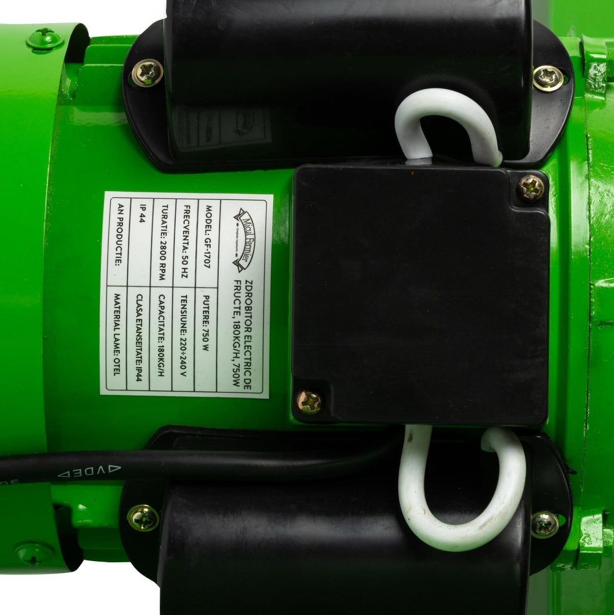 Elektromos gyümölcszúzó 750W 180kg/óra