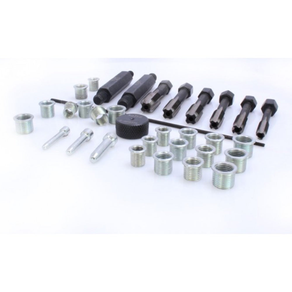 IZZÍTÓGYERTYA MENETJAVÍTÓ KÉSZLET M8, M10, M12, M14 33 DB