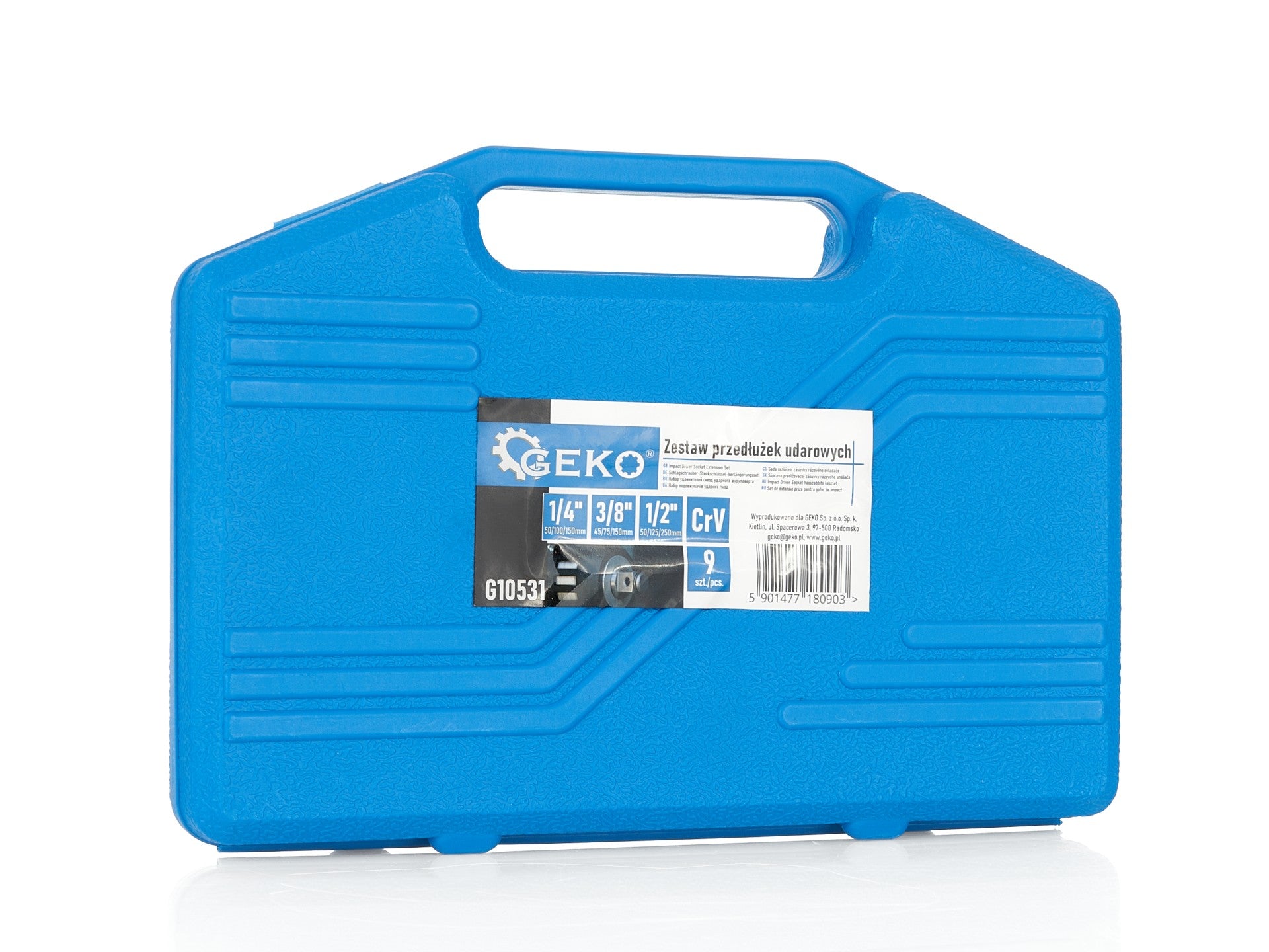 GÉPI HOSSZABÍTÓ KÉSZLETE 1/4 3/8 1/2 9 DARAB