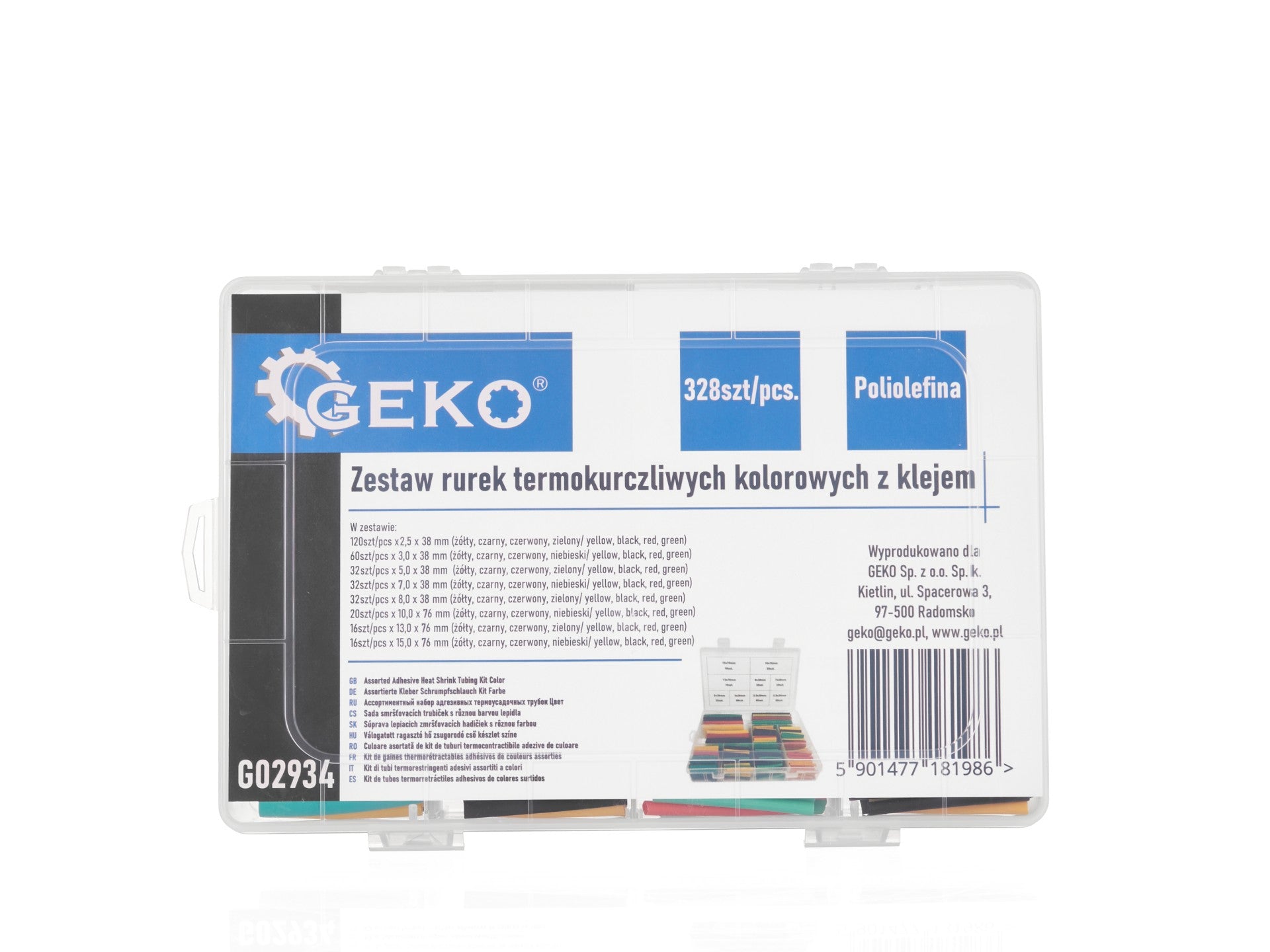 ZSUGORCSŐ KÉSZLET 328 DB GEKO