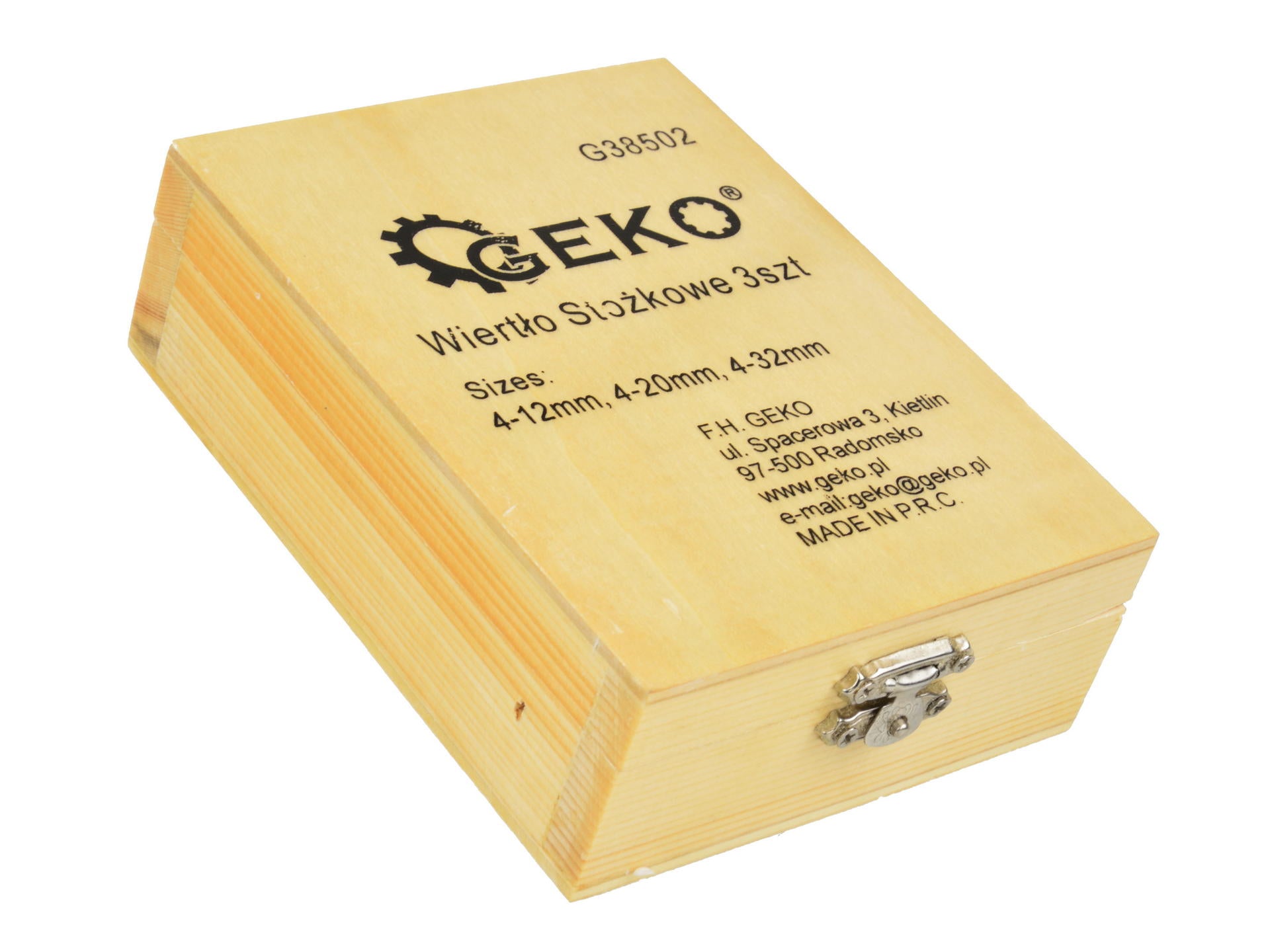 LYUKFÚRÓ KÉSZLET 3 DB 4-12MM 4-20MM 4-32MM