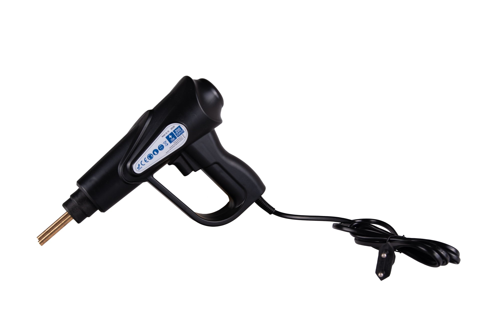 MÚANYAG HEGESZTŐ - RAGASZTÓ PISZOTLY KÉSZLET 70W 200 TŰZŐVEL