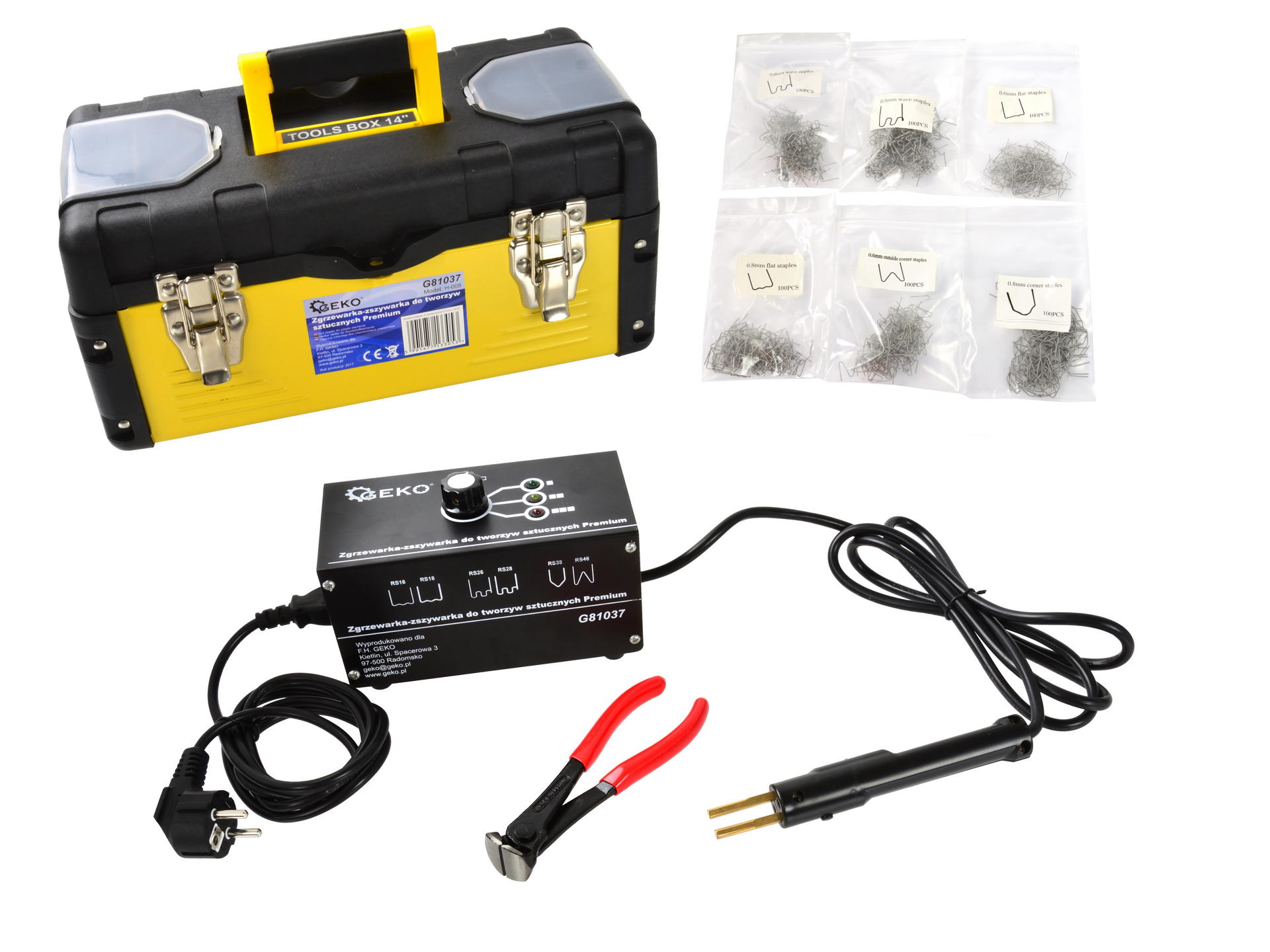 MŰANYAG HEGESZTŐ ÉS TŰZŐ GÉP