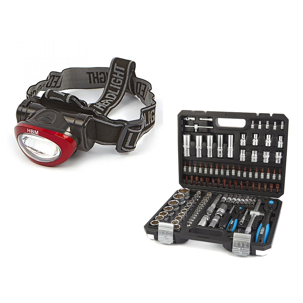 FEJLÁMPA + PRÉMIUM SZERSZÁMKÉSZLET