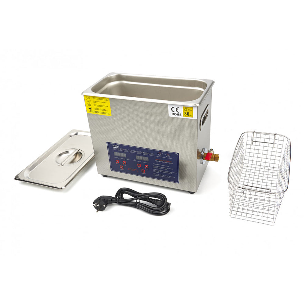 ULTRAHANGOS TISZTÍTÓ BERENDEZÉS + ULTRAHANGOS ALKATRÉSZ TISZTÍTÓ LÚGOS OLDAT 5 L