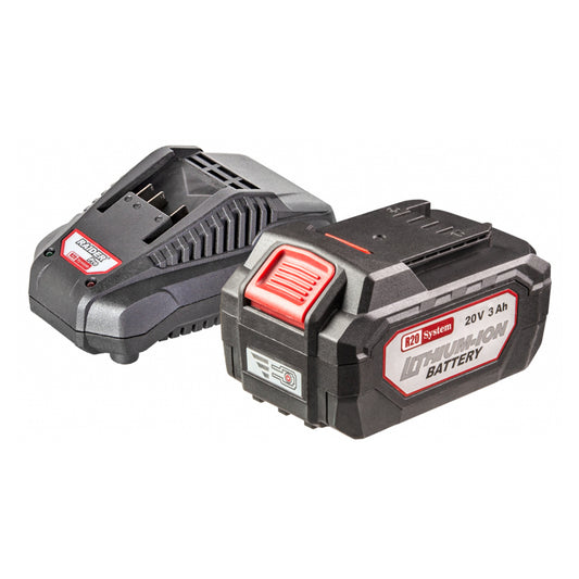 TÖLTŐ ÉS AKKUMULÁTOR KÉSZLET 20V 4Ah RAIDER PRO