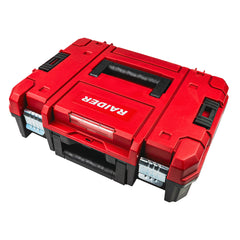 MŰANYAG SZERSZÁMTÁROLÓ DOBOZ MULTIBOX RENDSZERREL 44×33×14 CM RAIDER