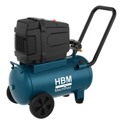 OLAJMENTES HALK KOMPRESSZOR HBM HOLLANDIA 24 L 8-10 BAR 140 L/PERC GÖRGŐKKEL ALACSONY KARBANTARTÁSI IGÉNNYEL