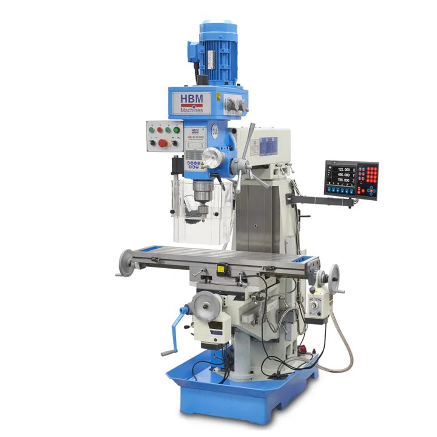 FÚRÓ ÉS FELSŐMARÓ GÉP NAGY ASZTALLAL ÉS DIGITÁLIS KIJELZŐVEL BF 60 400 V