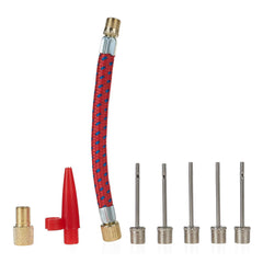 UNIVERZÁLIS FELFÚJÓ TARTOZÉK KÉSZLET IDEÁLIS AUTÓKHOZ KERÉKPÁROKHOZ ÉS FÚJHATÓ CIKKEKHEZ 8 DB GEKO