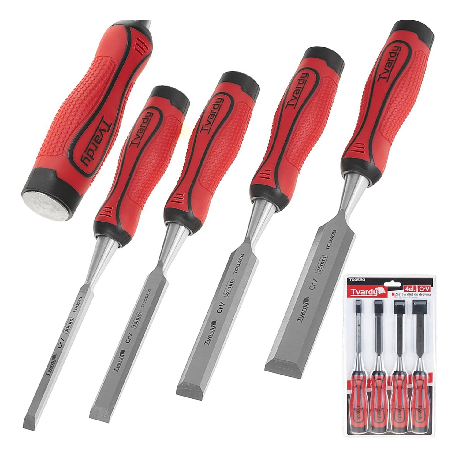 FAVÉSŐ KÉSZLET 10–25 MM 4 DB GEKO