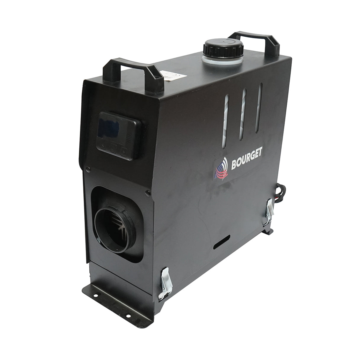 Állóhelyzeti fűtés, gazdaságos sirocou 12–24V, 5KW, LCD kijelzővel és távirányítóval, Bourget