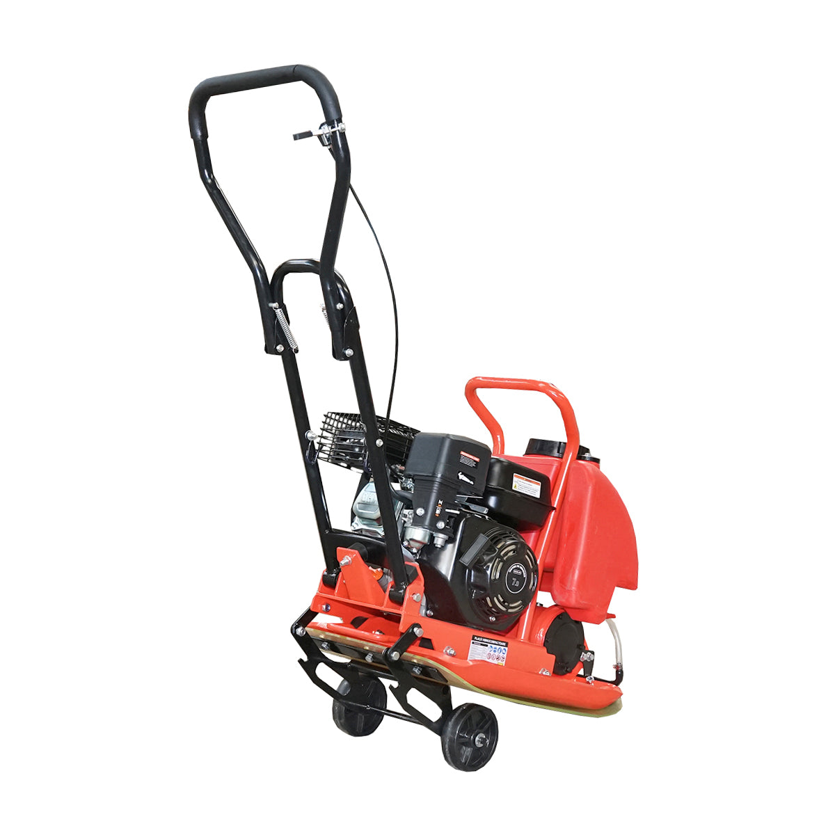 Lapvibrátor C90-B, 540×420 mm munkafelülettel, Euro 5 szabványú motorral, 196 cm³ / 6,5 LE, 5500 ford./perc, 80 kg, víztartállyal, Breckner Germany