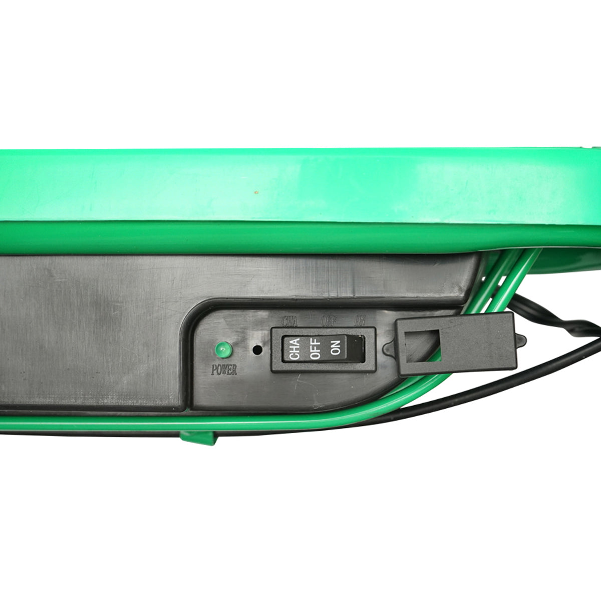 Elektromos roller gyerekeknek, zöld, 120W, 24V, 4.5Ah, max. teherbírás 65 kg, max. sebesség 12 km/h, Breckner Germany