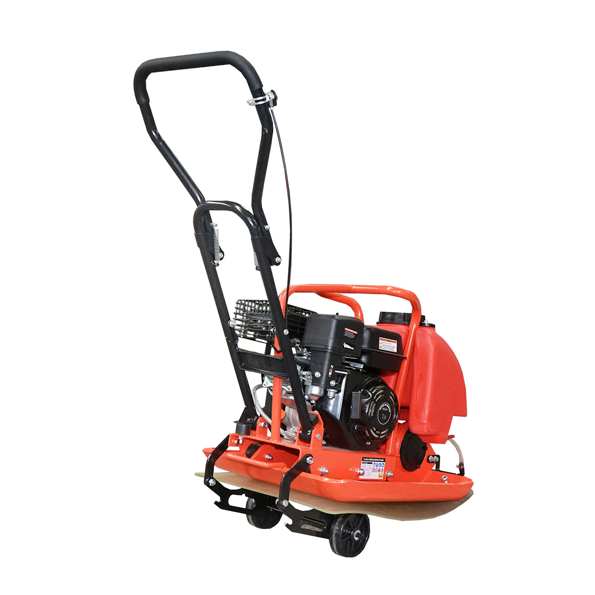 Lapvibrátor C100-A, 690×460 mm munkafelülettel, Euro 5 szabványú motorral, 196 cm³ / 6,5 LE, 5400 ford./perc, 106 kg, víztartállyal, Breckner Germany
