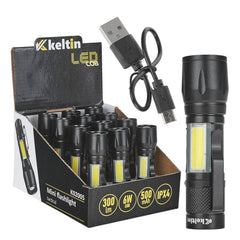 MINI COB LED ZSEBLÁMPA 10 W 500 MAH 500 LM