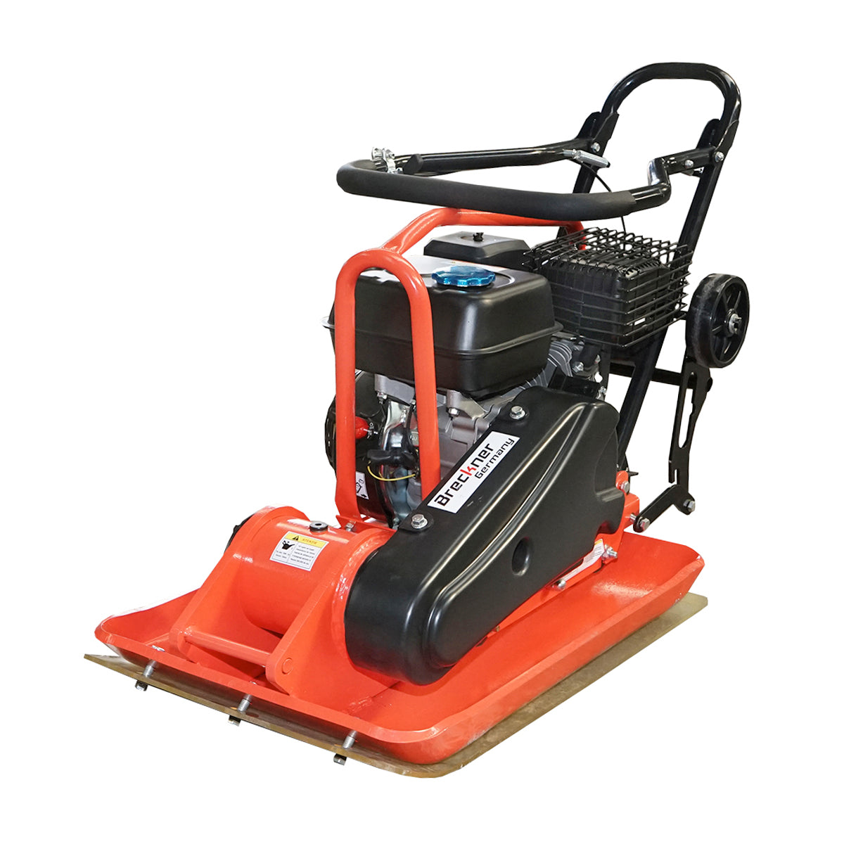 Lapvibrátor C100-A, 690×460 mm munkafelülettel, Euro 5 szabványú motorral, 196 cm³ / 6,5 LE, 5400 ford./perc, 106 kg, Breckner Germany