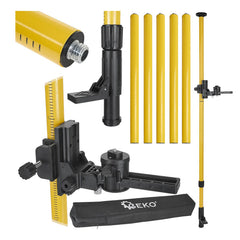 TELESZKÓPOS RÚD LÉZERES VÍZMÉRTÉKHEZ 4,2M GEKO