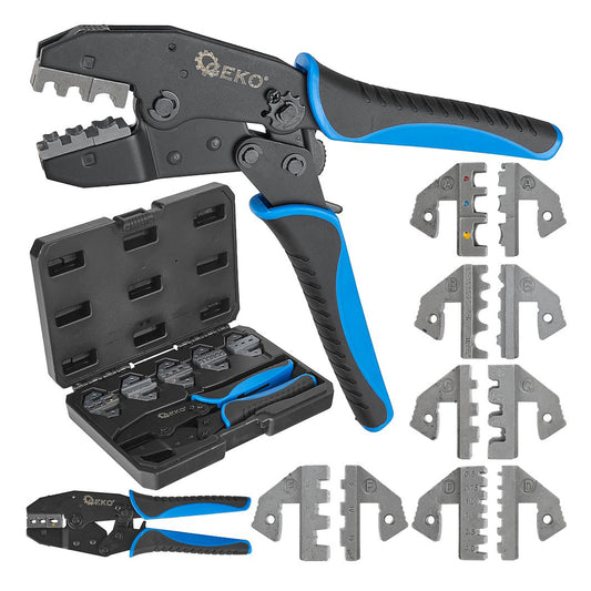 CSERÉLHETŐ FEJŰ KRIMPELŐ FOGÓ ALJZATOKHOZ ÉS CSATLAKOZÓKHOZ 5 FEJJEL GEKO