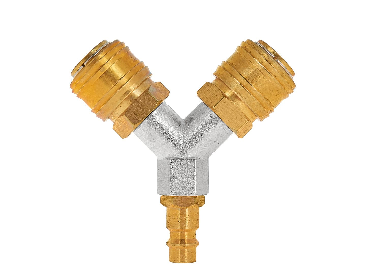 SŰRÍTETTLEVEGŐ ELOSZTÓ 1/4, 2 KIMENETTEL, GYORSCSATLAKOZÓKKAL