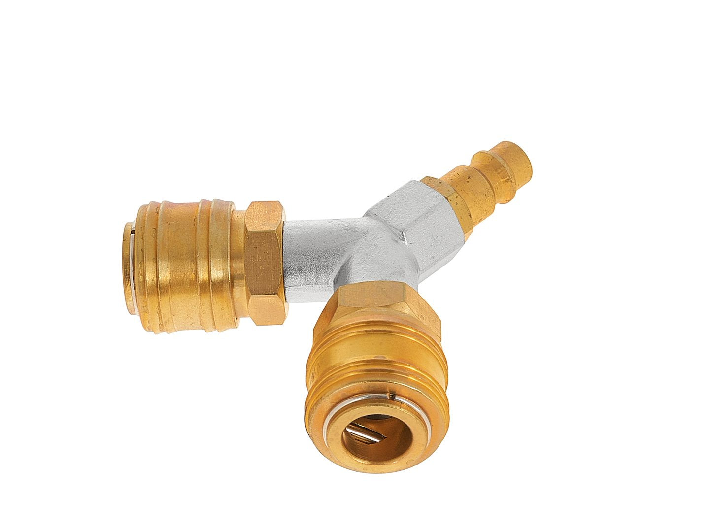 SŰRÍTETTLEVEGŐ ELOSZTÓ 1/4, 2 KIMENETTEL, GYORSCSATLAKOZÓKKAL