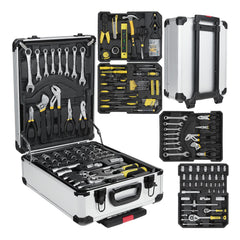 GURULÓ ALUMÍNIUM SZERSZÁMKOFFER 187 DB