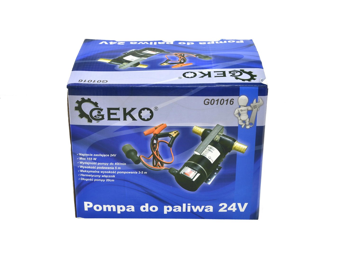 ÖNFELSZÍVÓ DÍZEL ÜZEMANYAG ÁTÖMLESZTŐ SZIVATTYÚ 24V GEKO