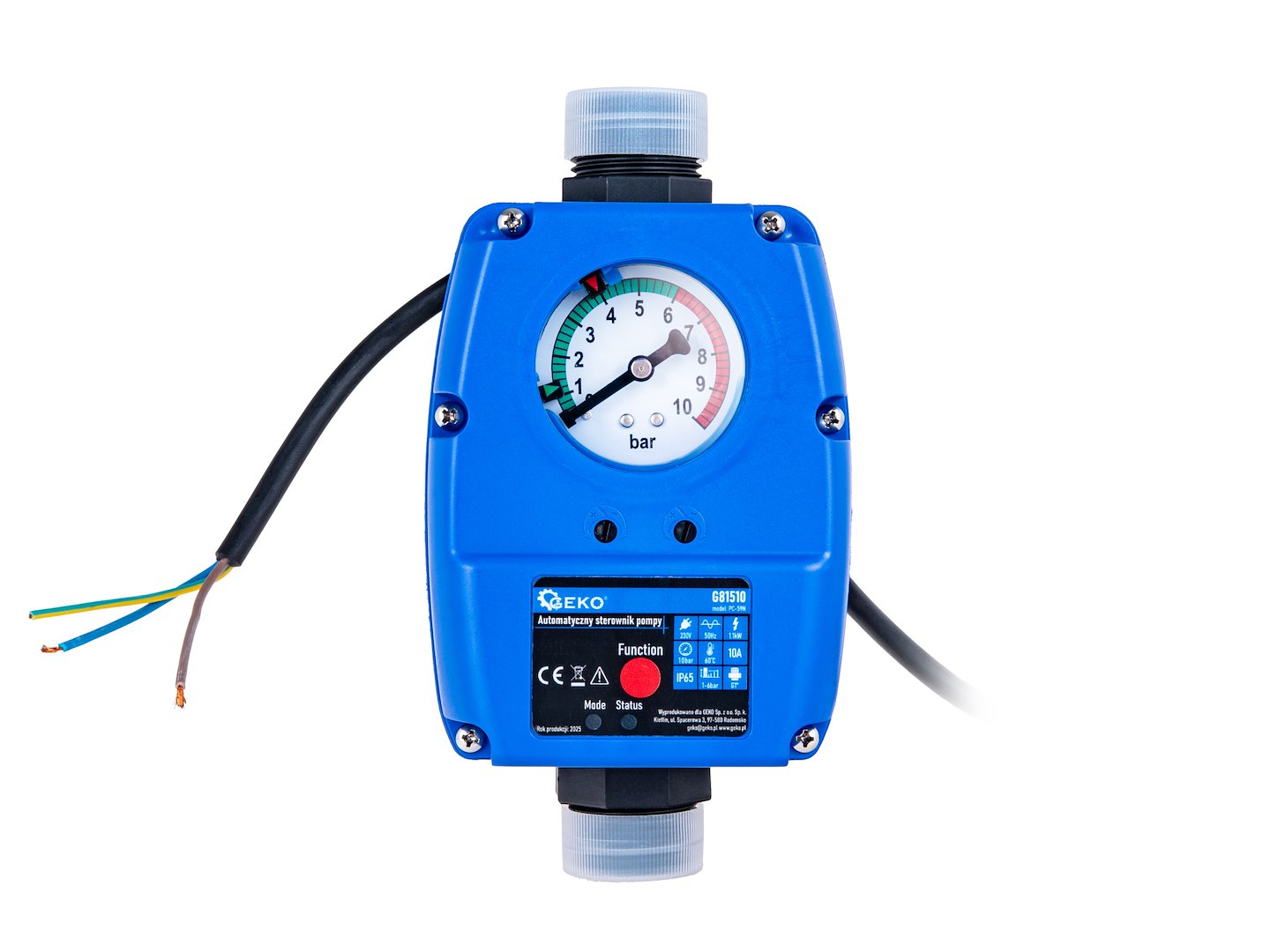 AUTOMATA ELEKTRONIKUS NYOMÁSKAPCSOLÓ VÍZSZIVATTYÚHOZ 1.1 KW 10 BAR