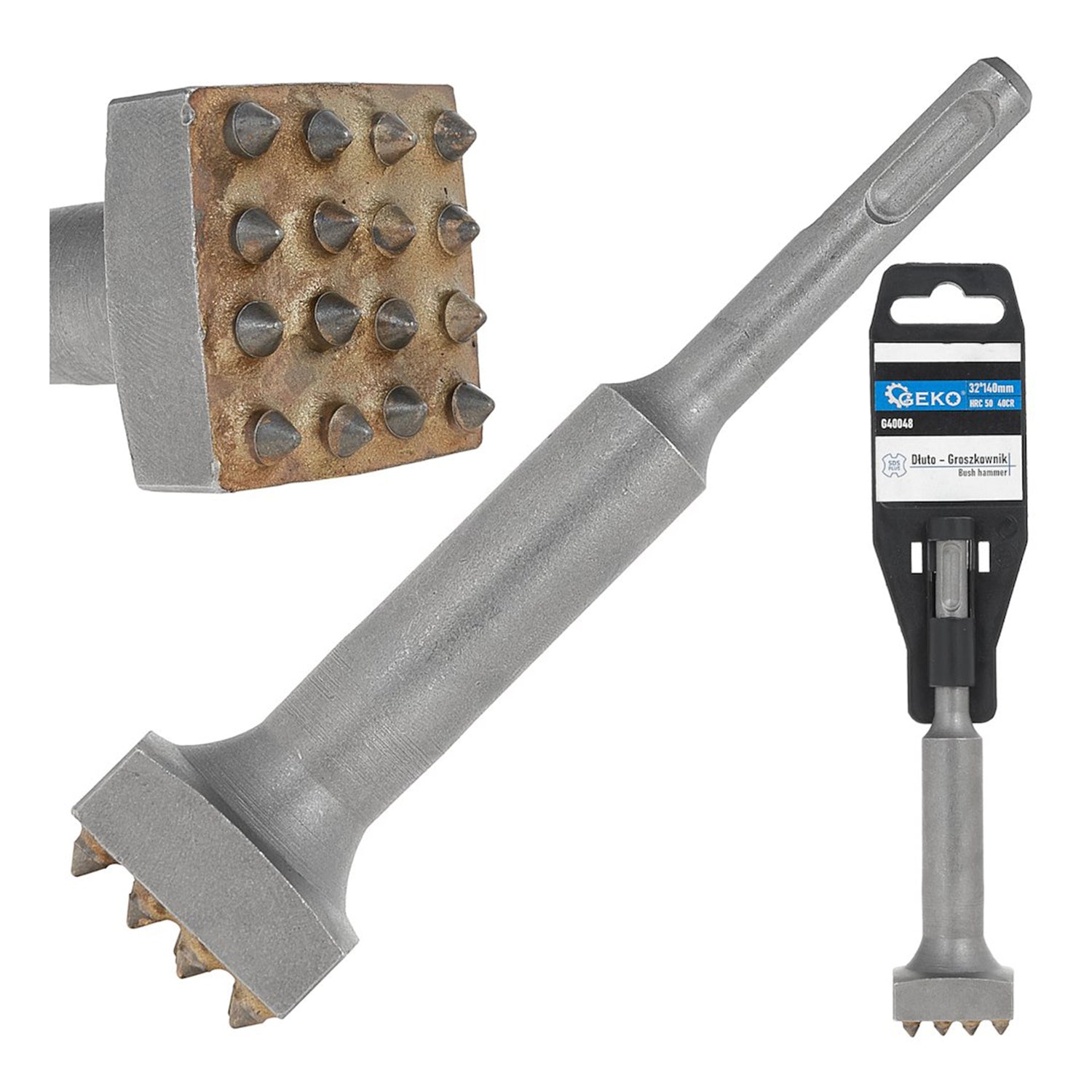 VÉSŐKALAPÁCS, BETONHOZ VALÓ SZINTEZŐ VÉSŐ SDS PLUS 32 X 140 MM