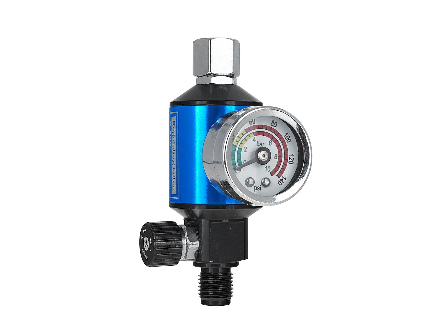 VÍZLEVÁLASZTÓ NYOMÁSSZABÁLYOZÓVAL FESTÉKSZÓRÓ PISZTOLYHOZ 1/4"