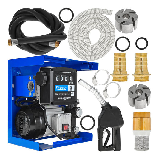 ÜZEMANYAG SZIVATTYÚ MÉRŐÓRÁVAL 70 L/PERC 900 W GEKO