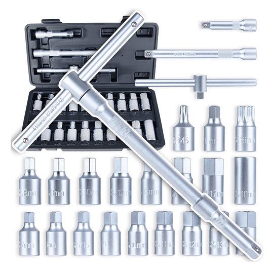 OLAJLEERESZTŐ KULCS KÉSZLET 23 DB GEKO