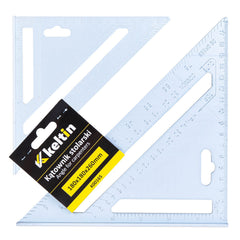 ASZTALOS- ÉS ÉPÍTŐIPARI DERÉKSZÖGŰ VONALZÓ 180×180×255 MM