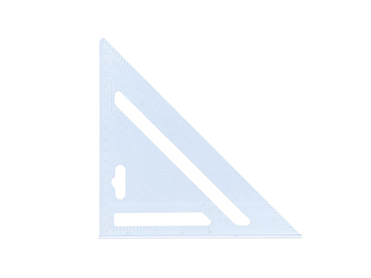ASZTALOS- ÉS ÉPÍTŐIPARI DERÉKSZÖGŰ VONALZÓ 180×180×255 MM