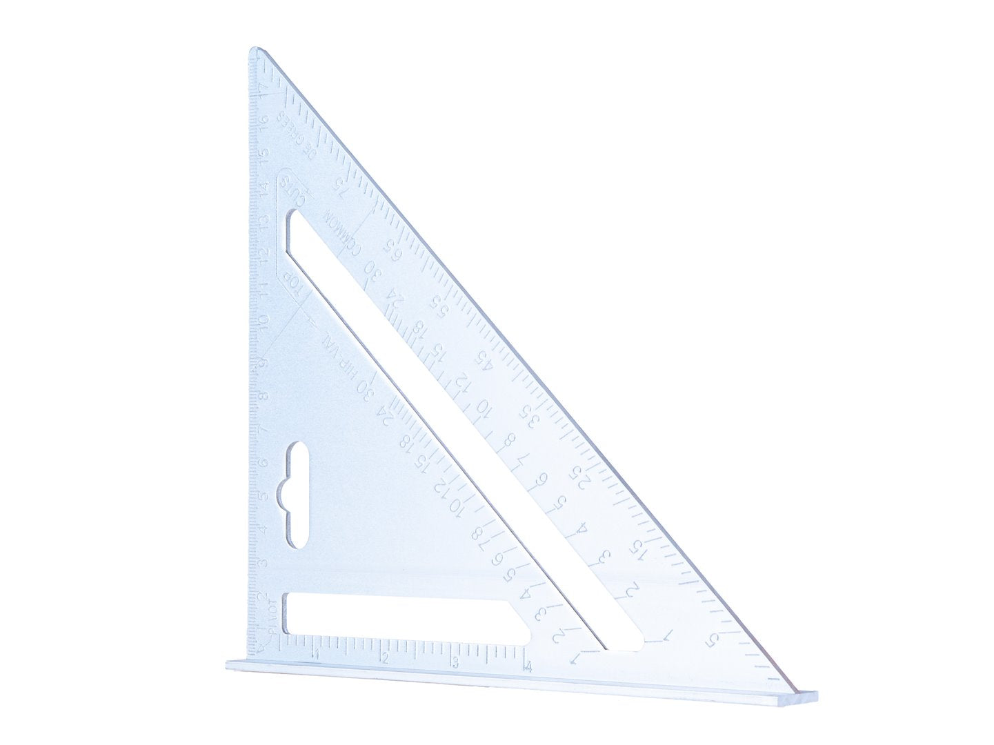 ASZTALOS- ÉS ÉPÍTŐIPARI DERÉKSZÖGŰ VONALZÓ 180×180×255 MM