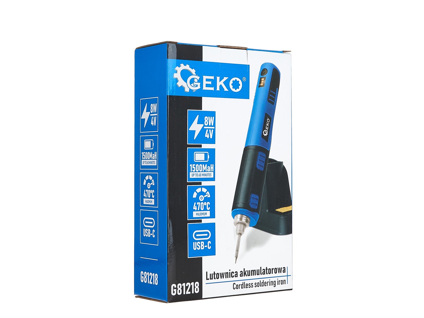 ÚJRATÖLTHETŐ FORRASZTÓPÁKA 4V 1500mAh 8W