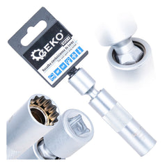 GYERTYA DUGÓKULCS CSUKLÓS 3/8″ CrV 16 MM GEKO
