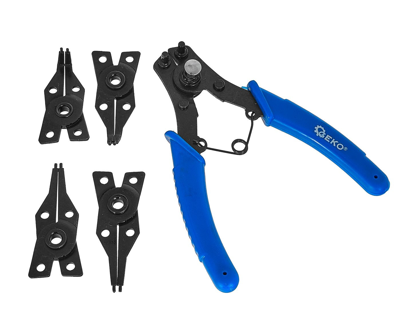 SEEGER FOGÓ CSERÉLHETŐ FEJEKKEL 160 MM GEKO