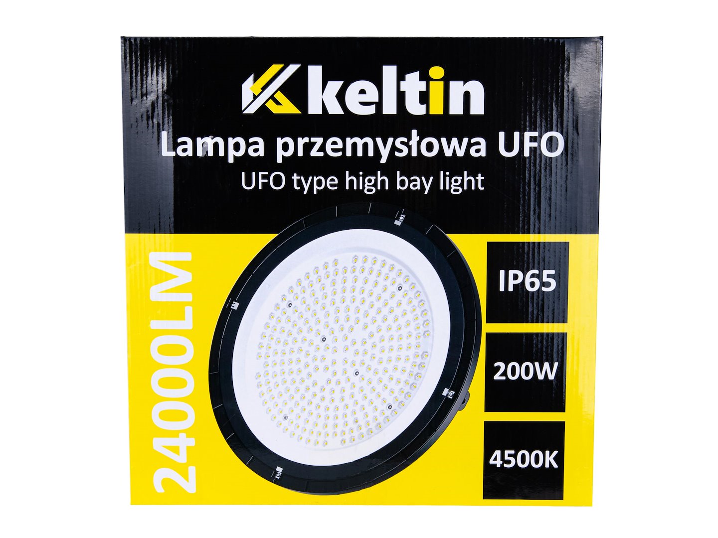 LED LÁMPA IPARI HIGHBAY 200W 24000LM 4500K IP65 KELTIN
