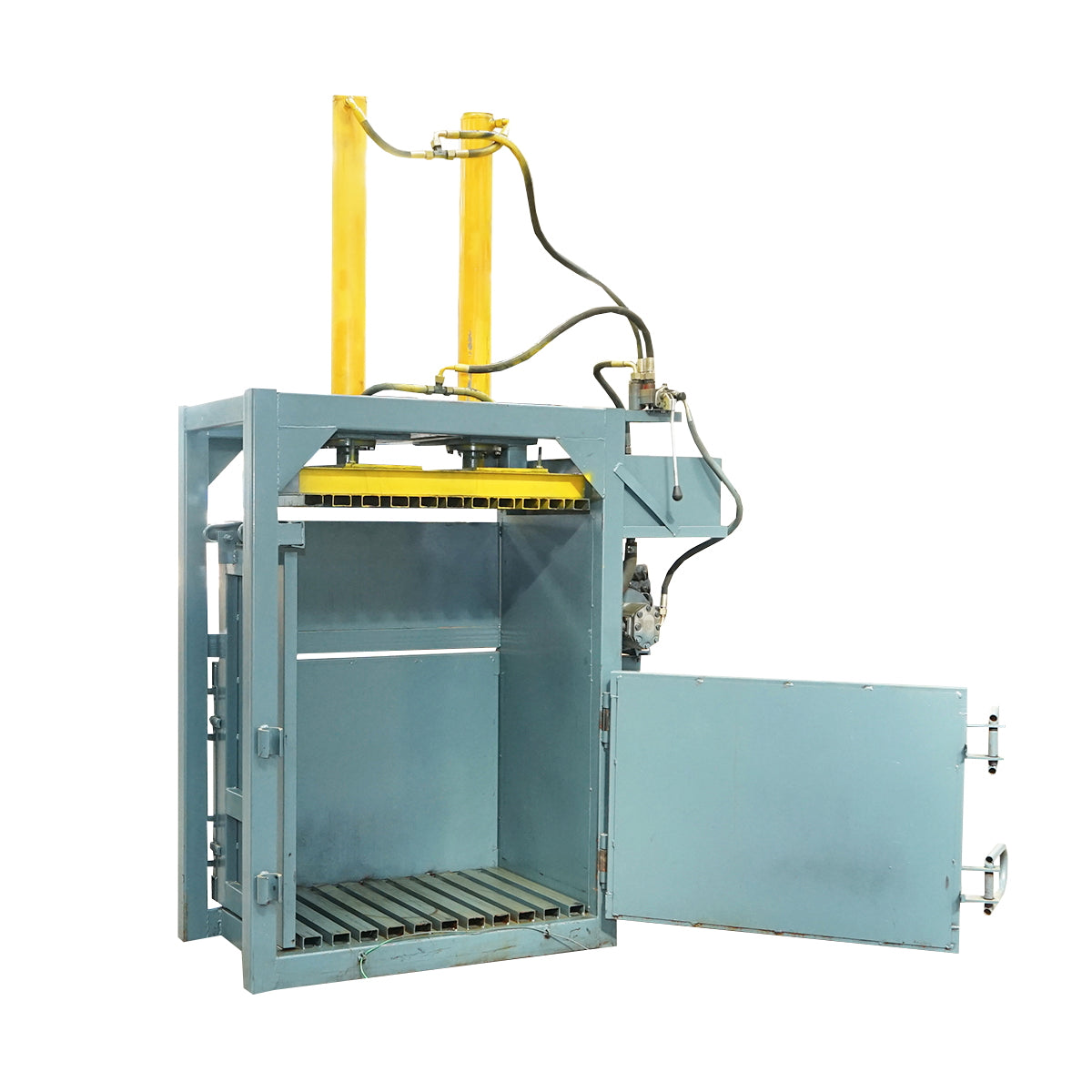 Kartondaráló présgép, 11 kW, 130–150 kg kapacitás, 900 mm dugattyúhossz