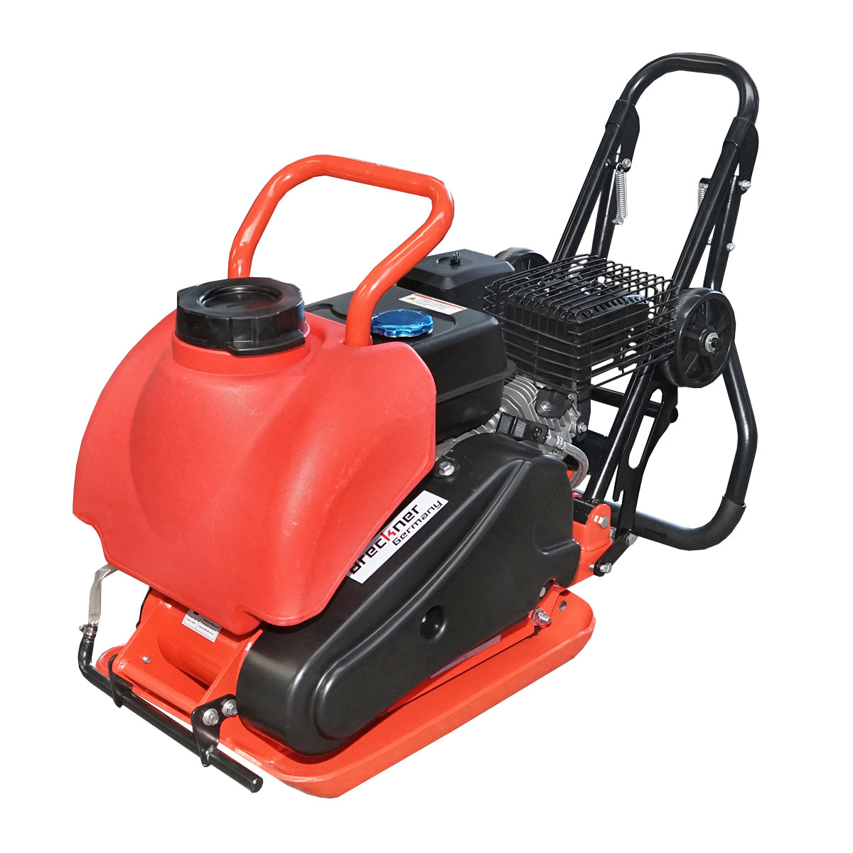 Lapvibrátor C60, 510×370 mm munkafelülettel, Euro 5 szabványú motorral, 196 cm³ / 7 LE, 5900 ford./perc, 58 kg, víztartállyal, Breckner Germany