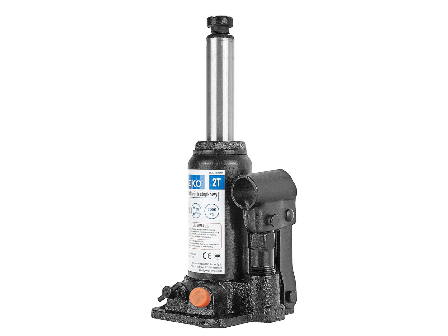 HIDRAULIKUS PALACK EMELŐ 2 T GEKO