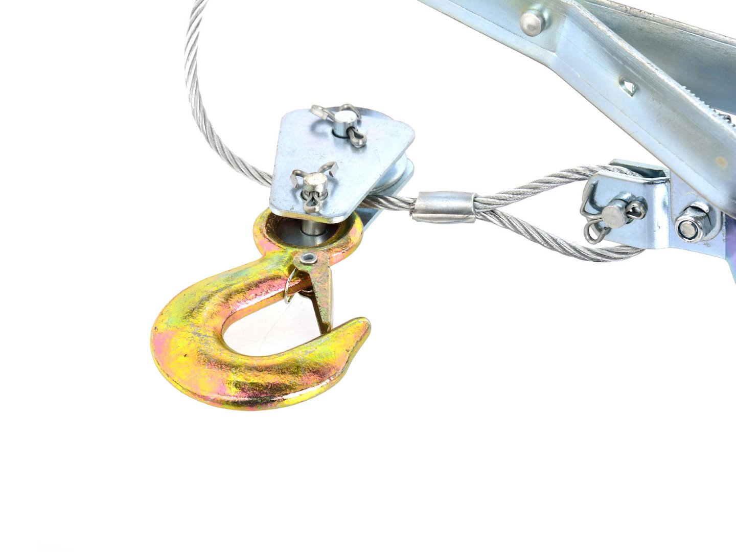 RACSNIS FESZÍTŐ CSÖRLŐ 2 KAMPÓVAL ÉS 2,5 M-ES KÁBELLEL 2 T GEKO