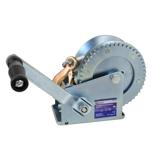 KÉZI CSÖRLŐ 10 M KÖTÉLLEL 1800LB / 850 KG GEKO