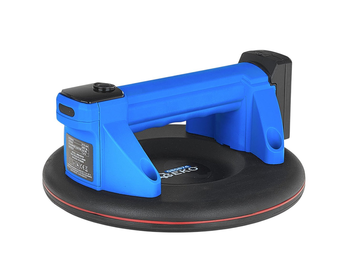 Tapadókorong akkumulátoros 210 mm, 3,7 v, 4,0 ah, 200 kg GEKO
