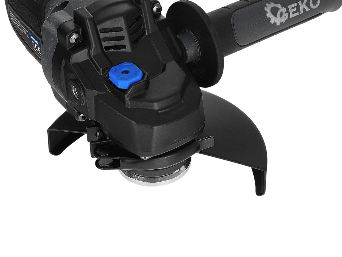 Akkumulátoros sarokcsiszoló 125 mm, 950 w, 21 v, 2 × 4 Ah GEKO