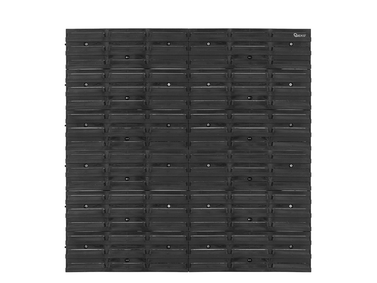 Szerszámtartó panel 82 tárolódobozzal, 780 × 780 mm GEKO