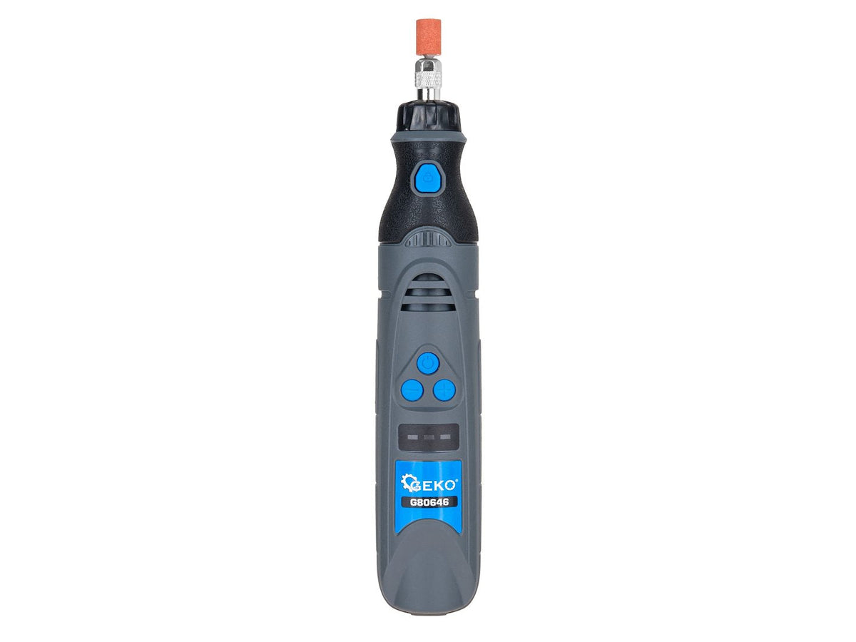Akkumulátoros egyenes mini csiszológép tartozékokkal 3.6v 1500mah GEKO